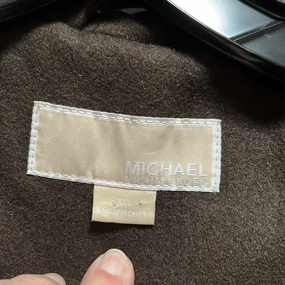 Brown Michael Kors women's XXL above the knee coat - Picture 2 of 5